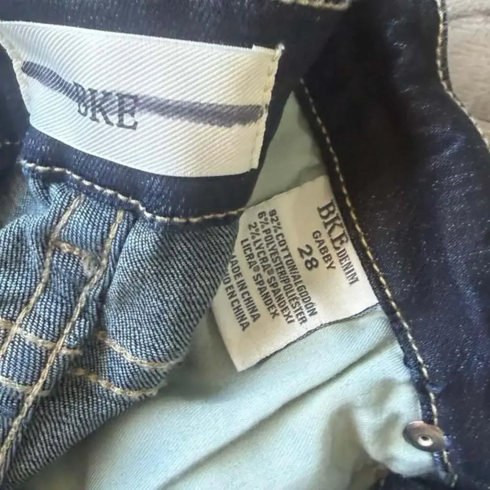 BKE Gabby Denim Bermuda Denim Shorts Jorts